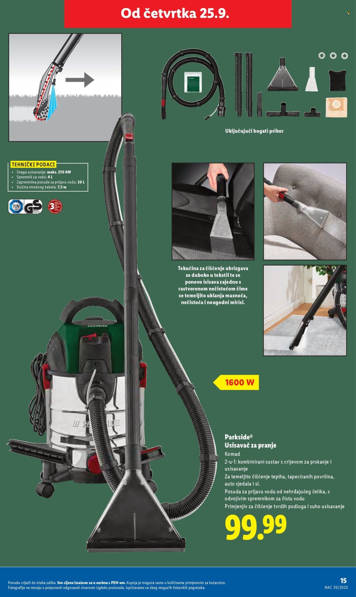 LIDL katalog - Od četvrtka 25.09.2025.