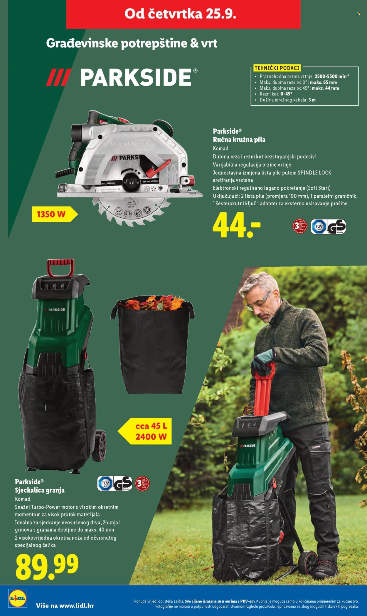 LIDL katalog - Od četvrtka 25.09.2025.