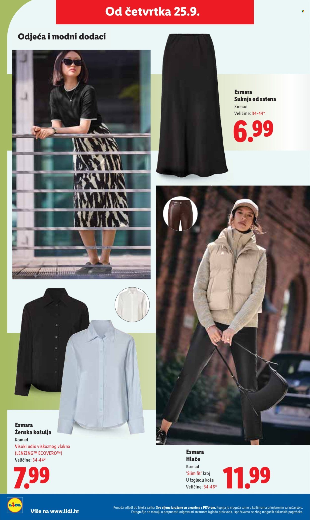 LIDL katalog - Od četvrtka 25.09.2025.