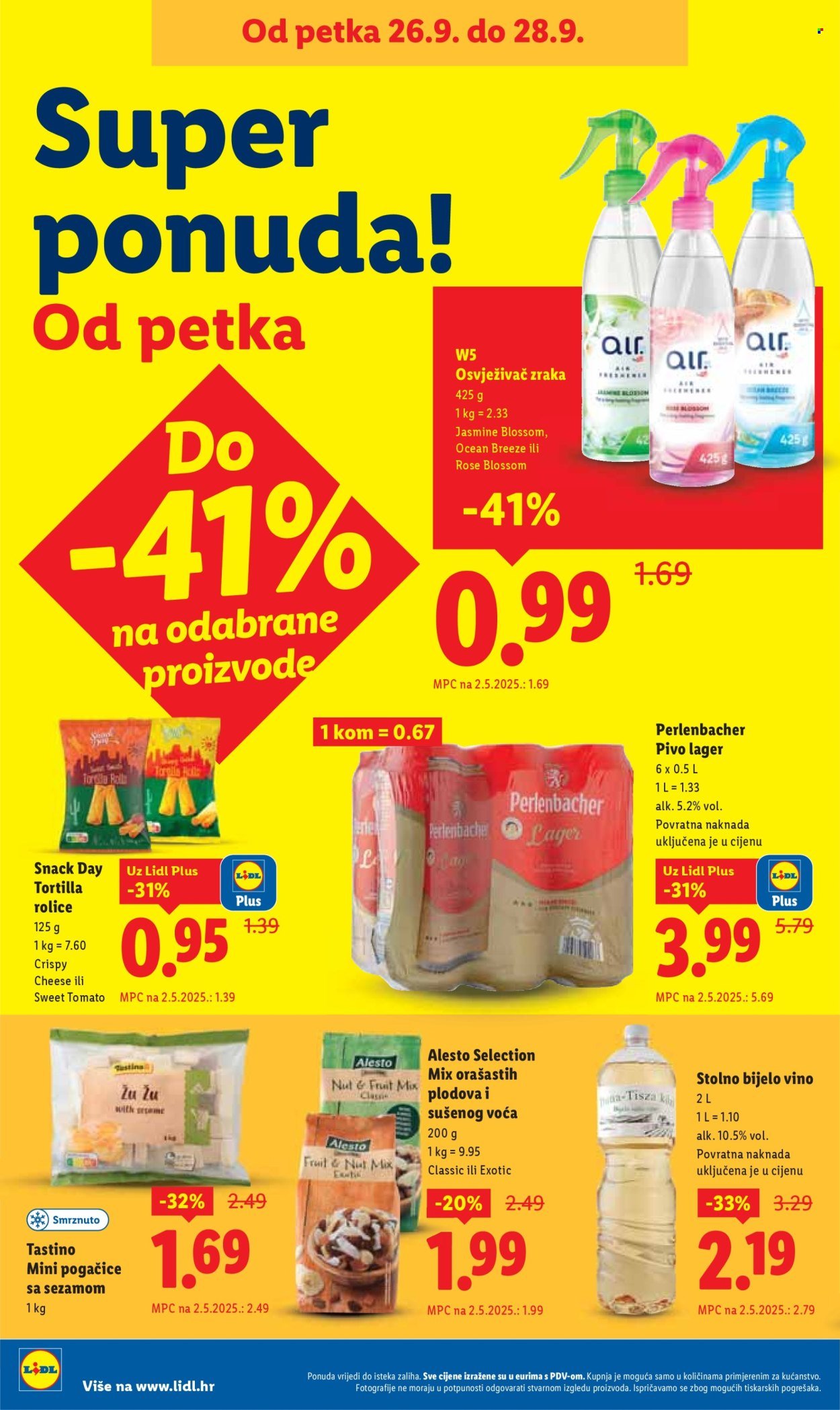 LIDL katalog - Od četvrtka 25.09.2025.