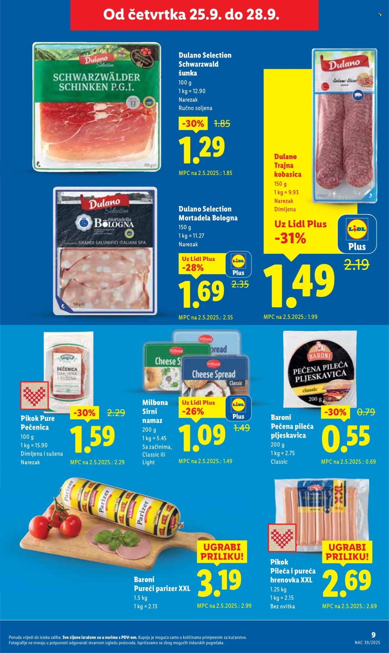 LIDL katalog - Od četvrtka 25.09.2025.