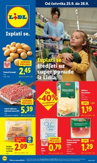 LIDL katalog - Od četvrtka 25.09.2025.