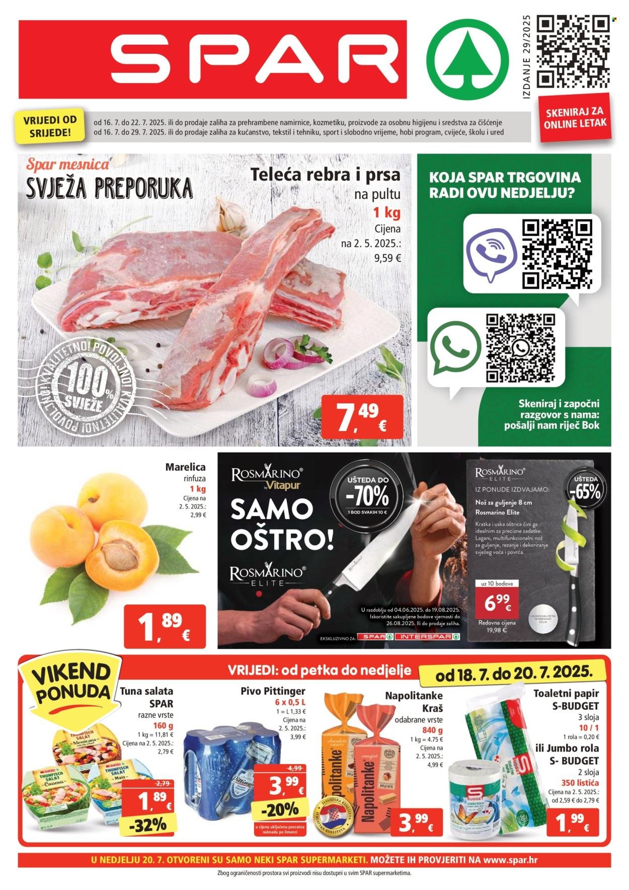 SPAR katalog - Od srijede 16.07.2025.