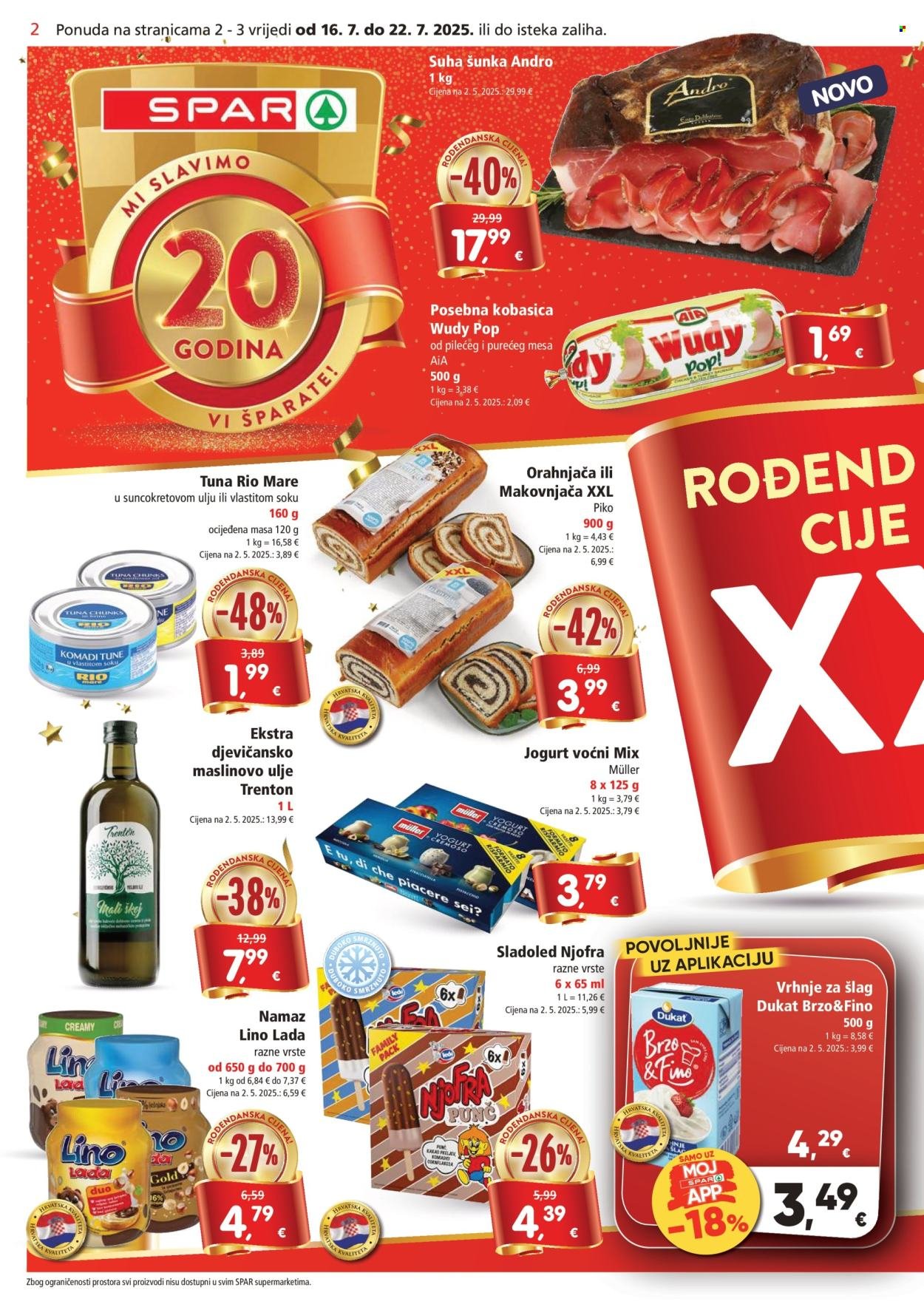 SPAR katalog - Od srijede 16.07.2025.