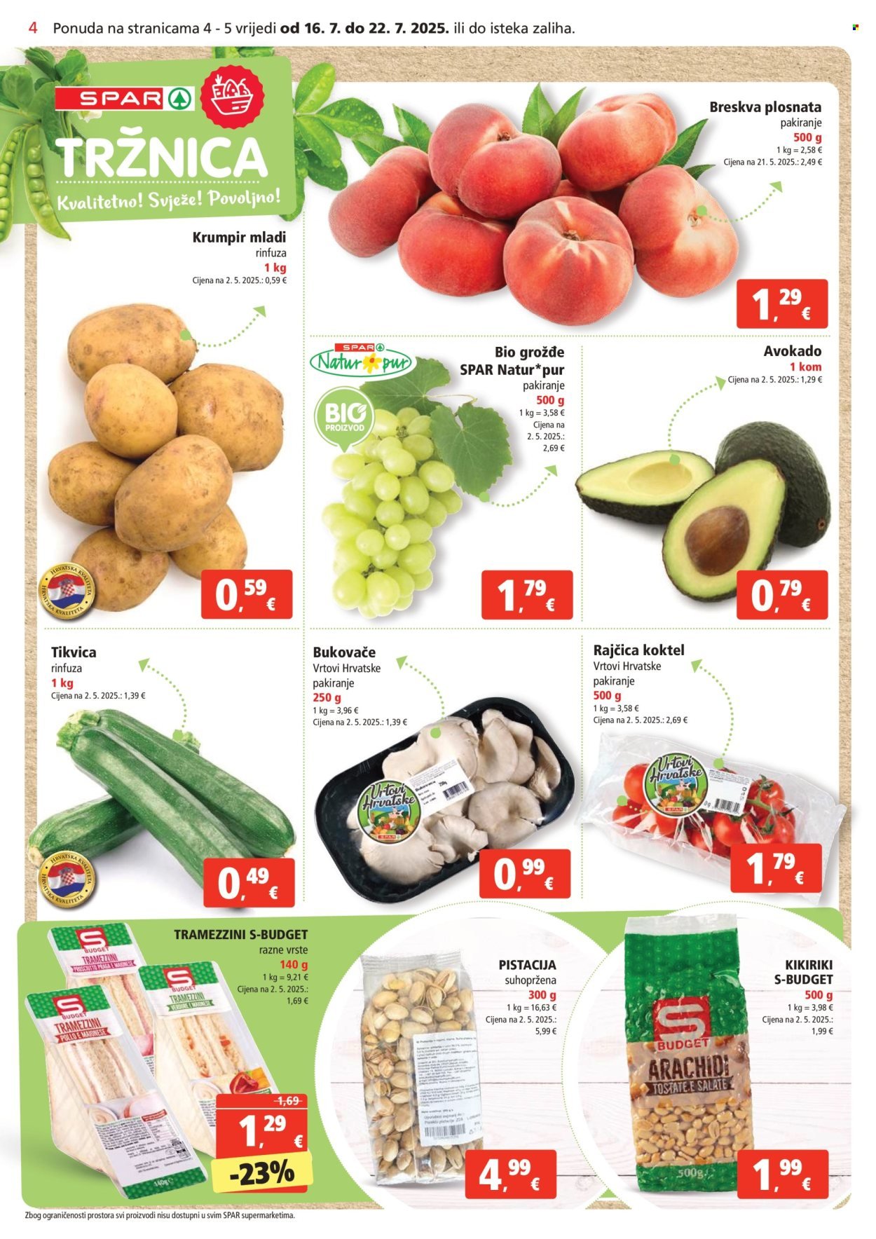 SPAR katalog - Od srijede 16.07.2025.