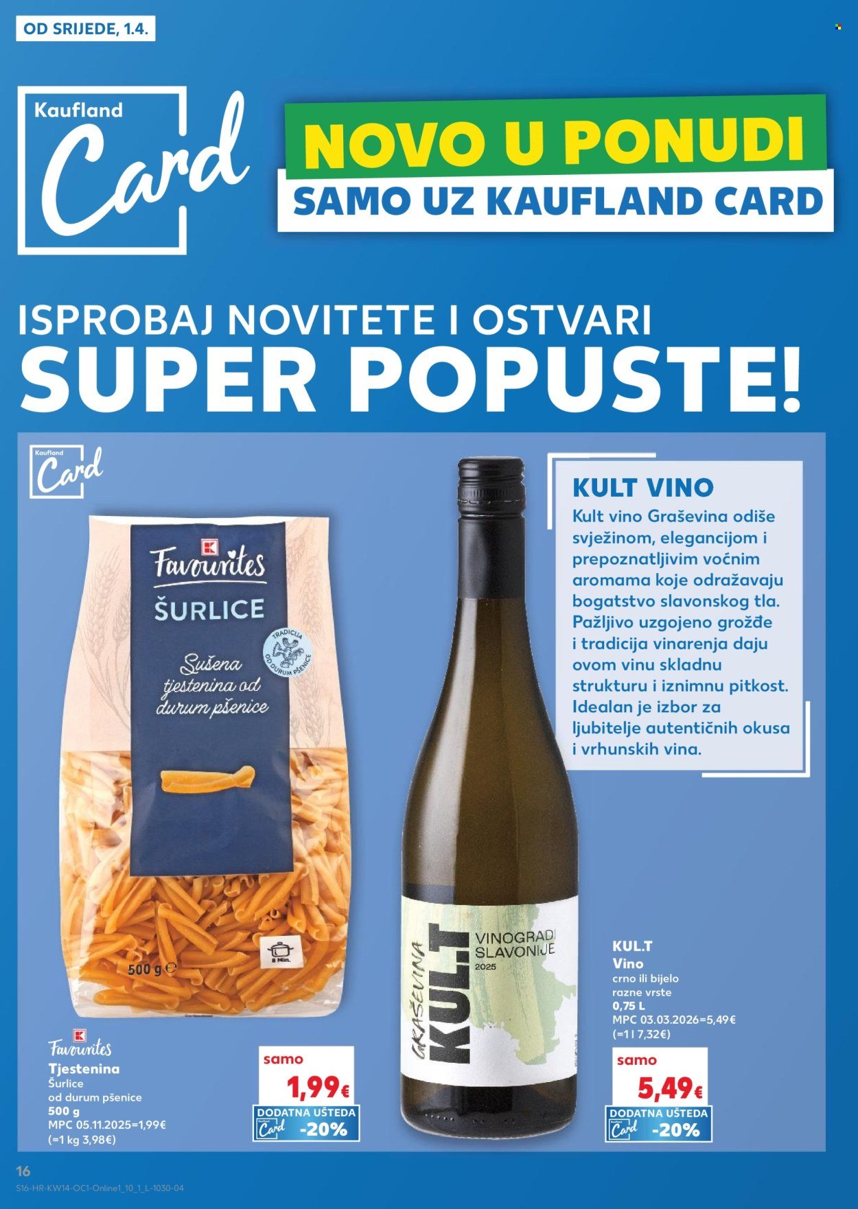KAUFLAND katalog - Od srijede 01.04.2026.