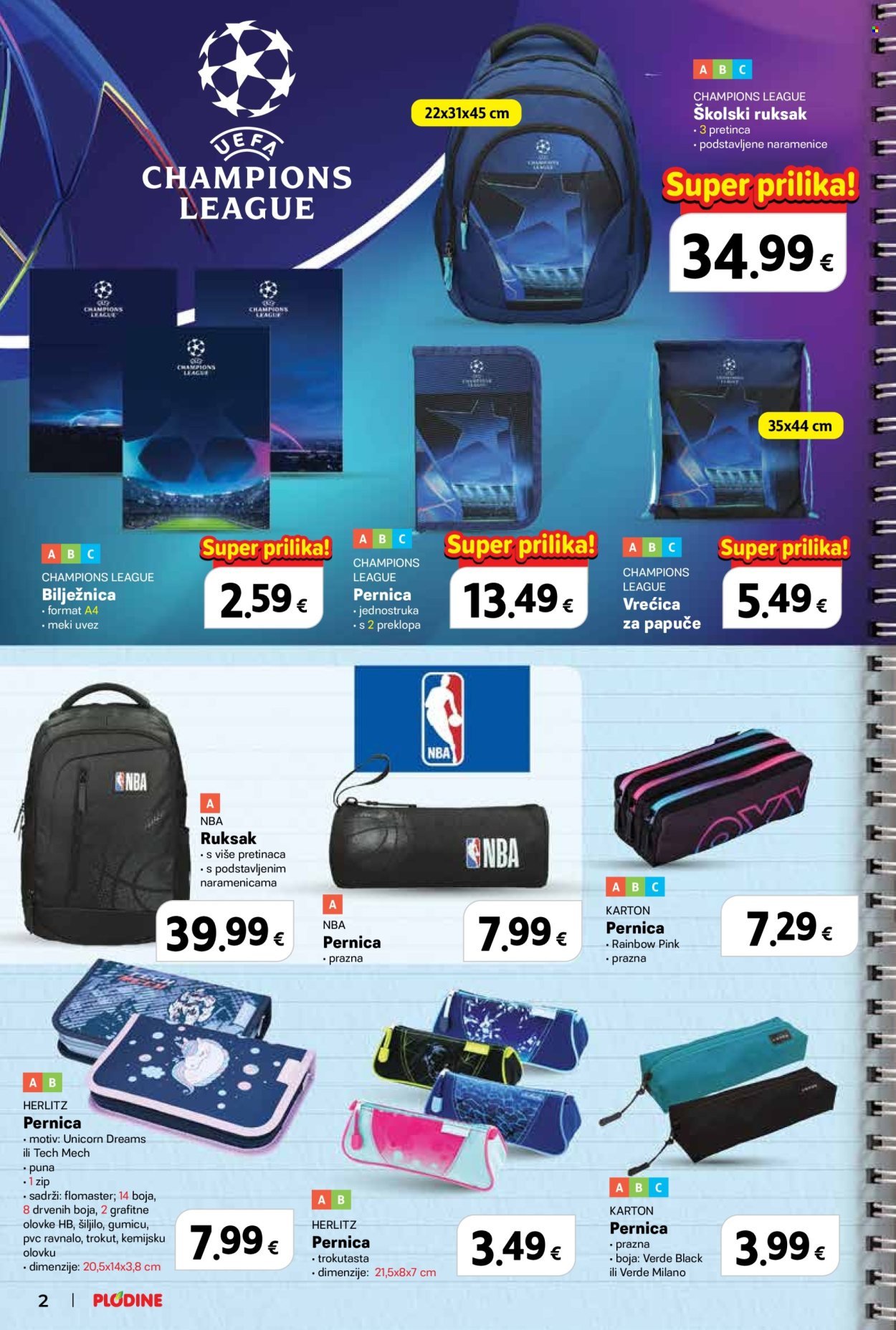 PLODINE katalog - Spremni za školu, uz velike uštede!