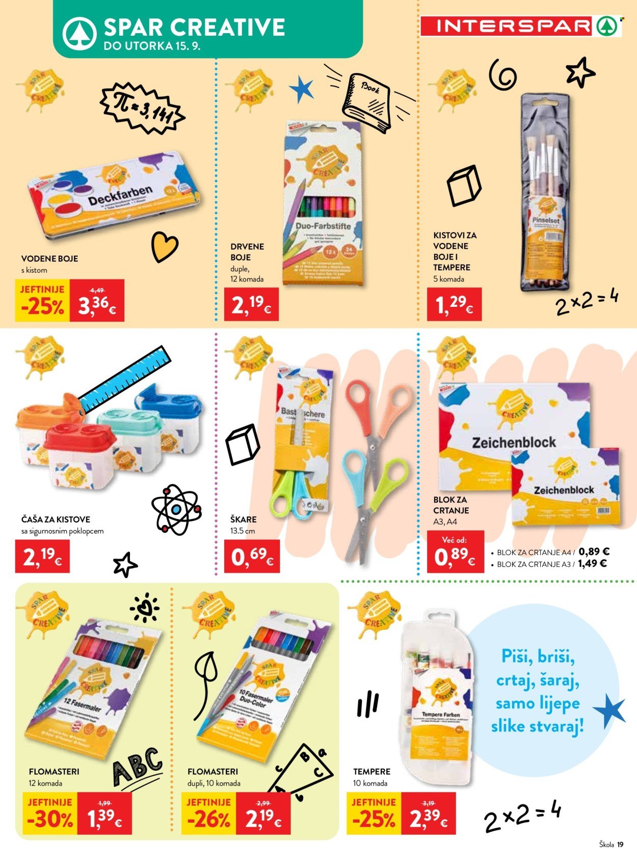 INTERSPAR katalog - Počinje škola