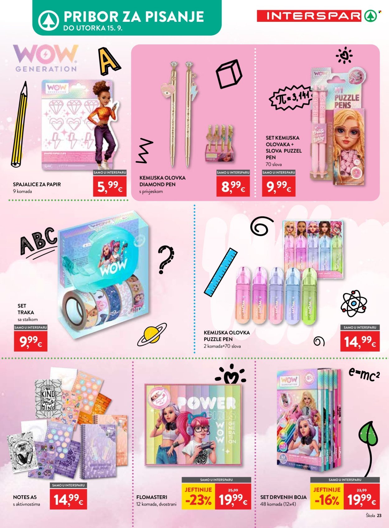 INTERSPAR katalog - Počinje škola