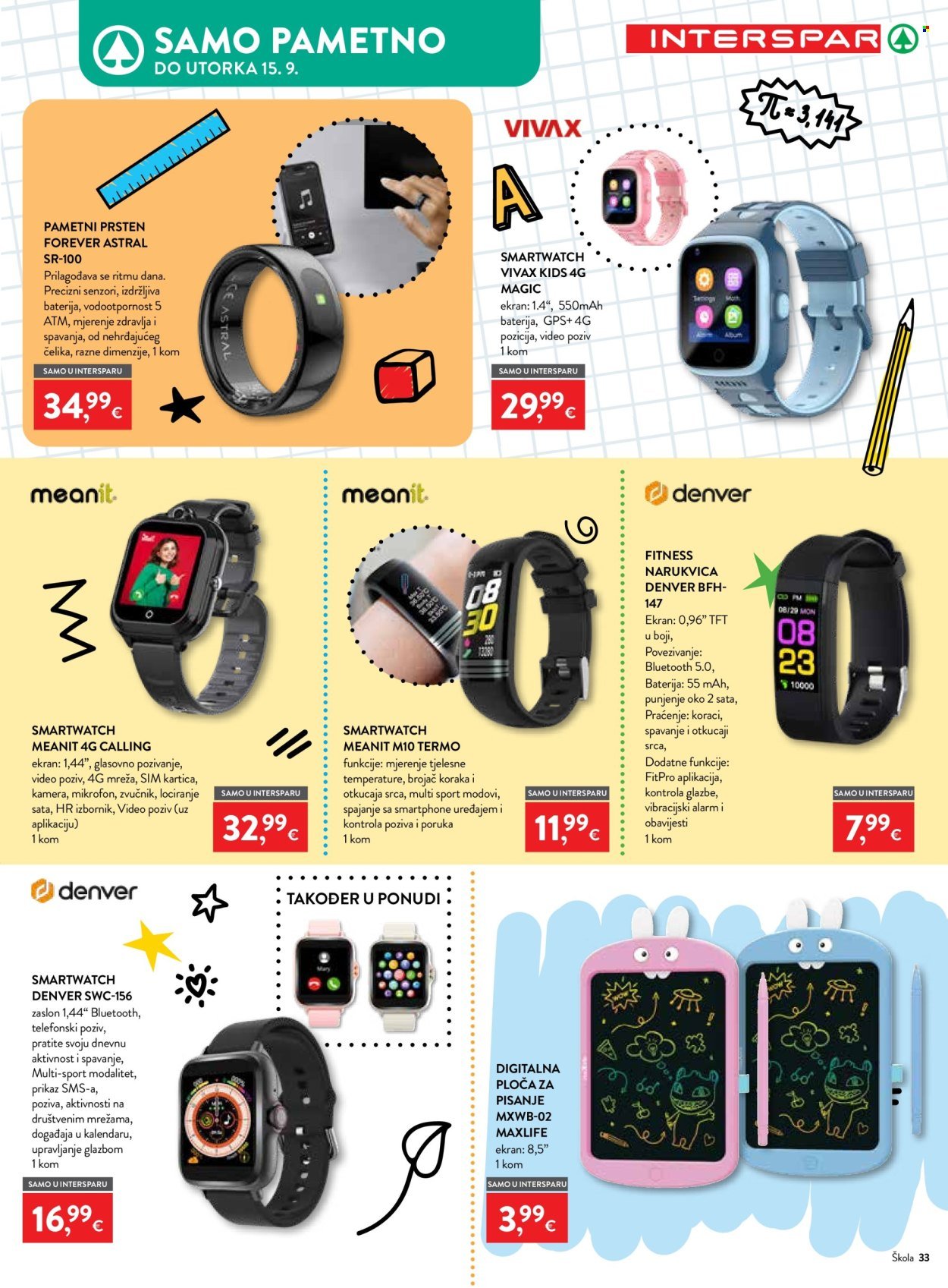 INTERSPAR katalog - Počinje škola