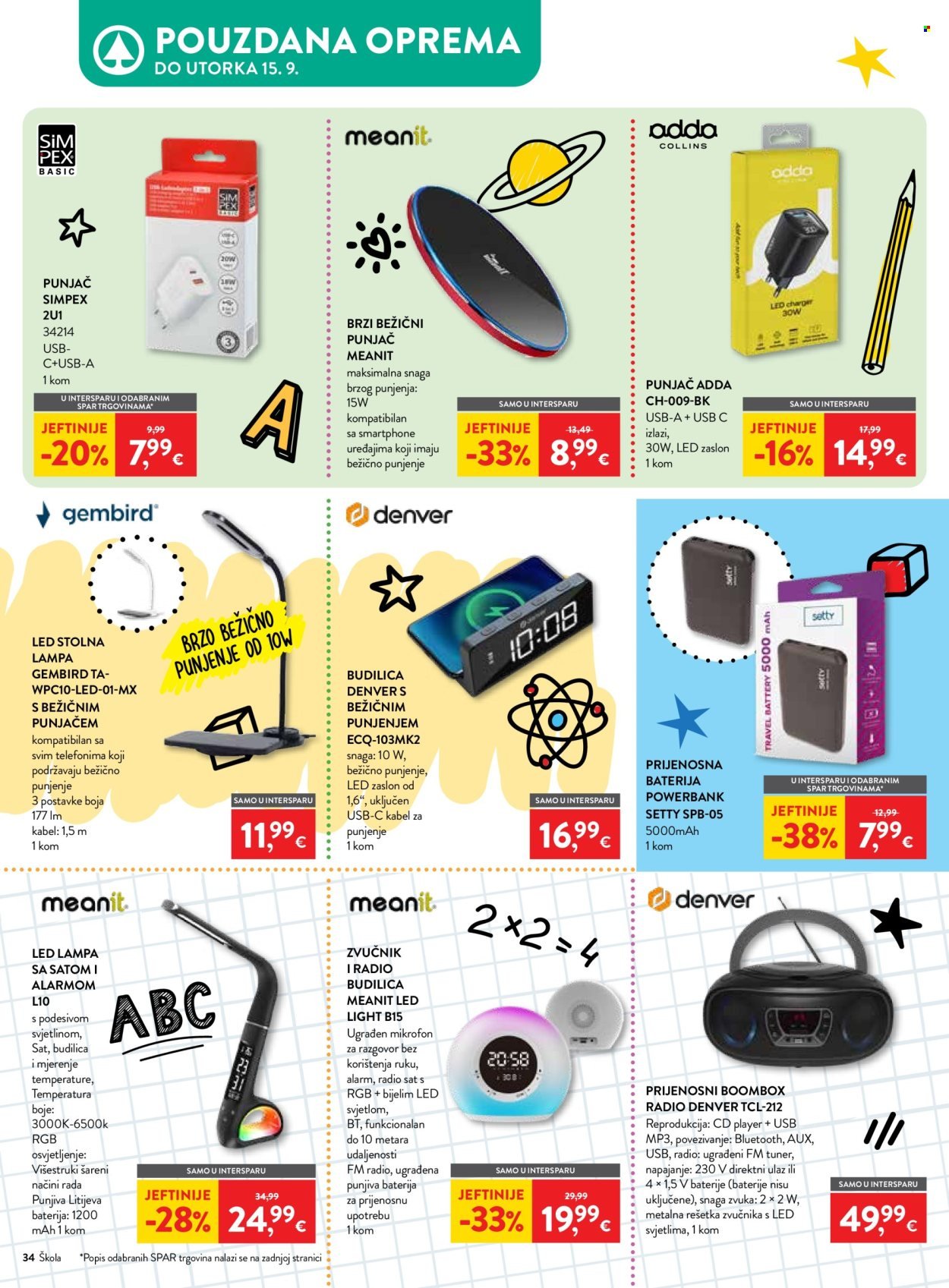 INTERSPAR katalog - Počinje škola