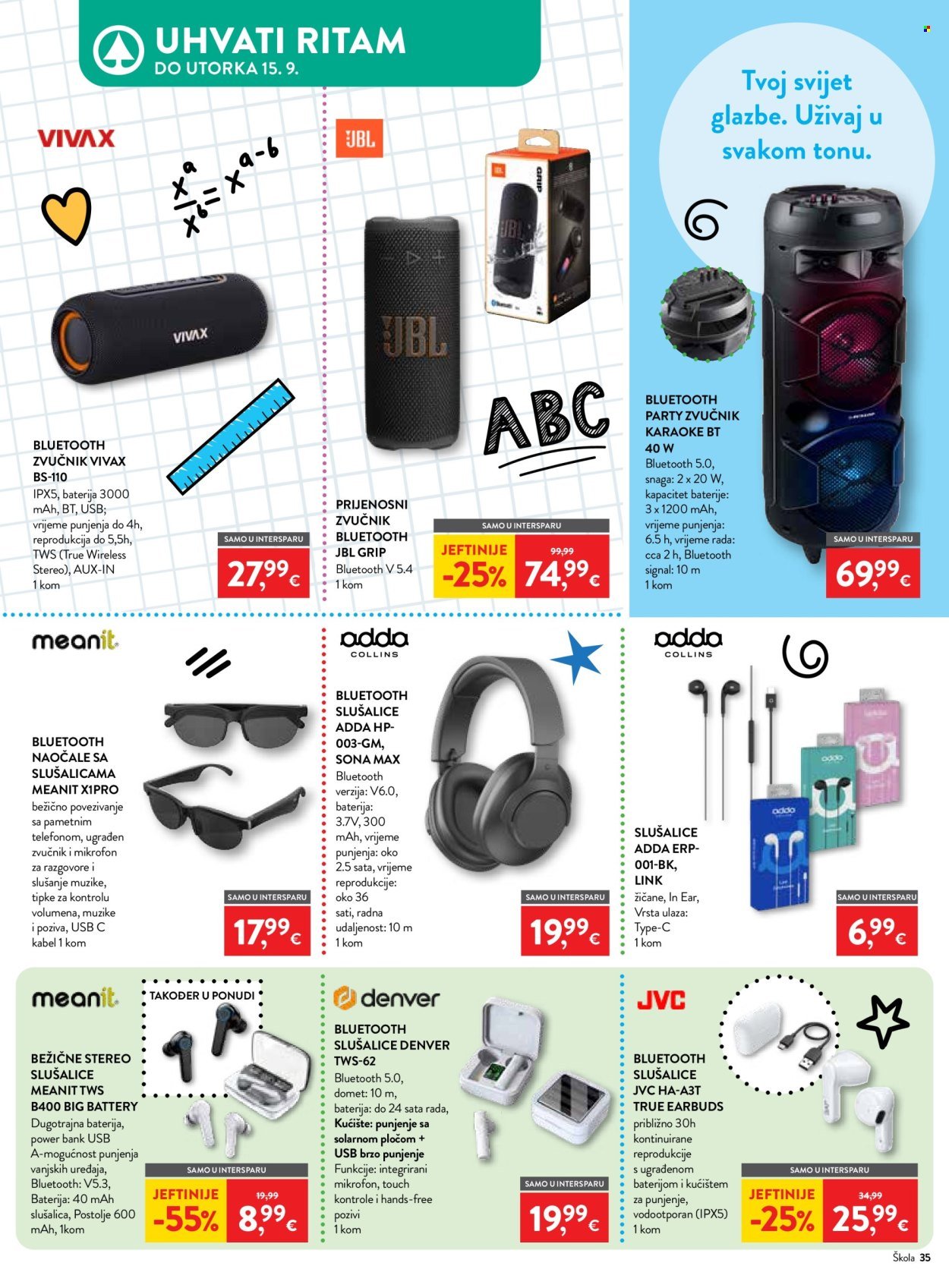 INTERSPAR katalog - Počinje škola