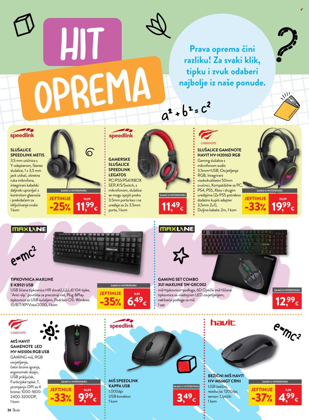 INTERSPAR katalog - Počinje škola