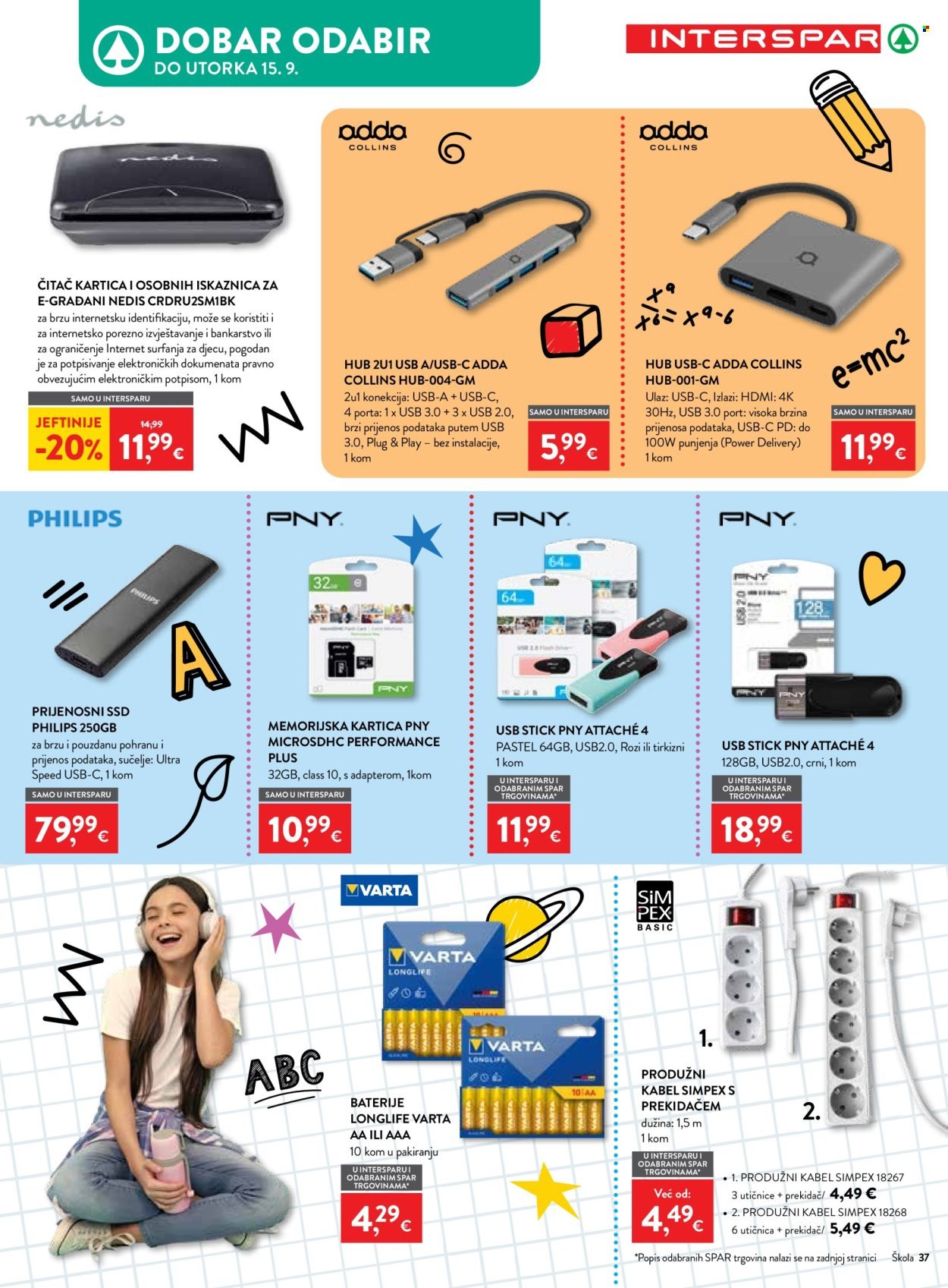 INTERSPAR katalog - Počinje škola