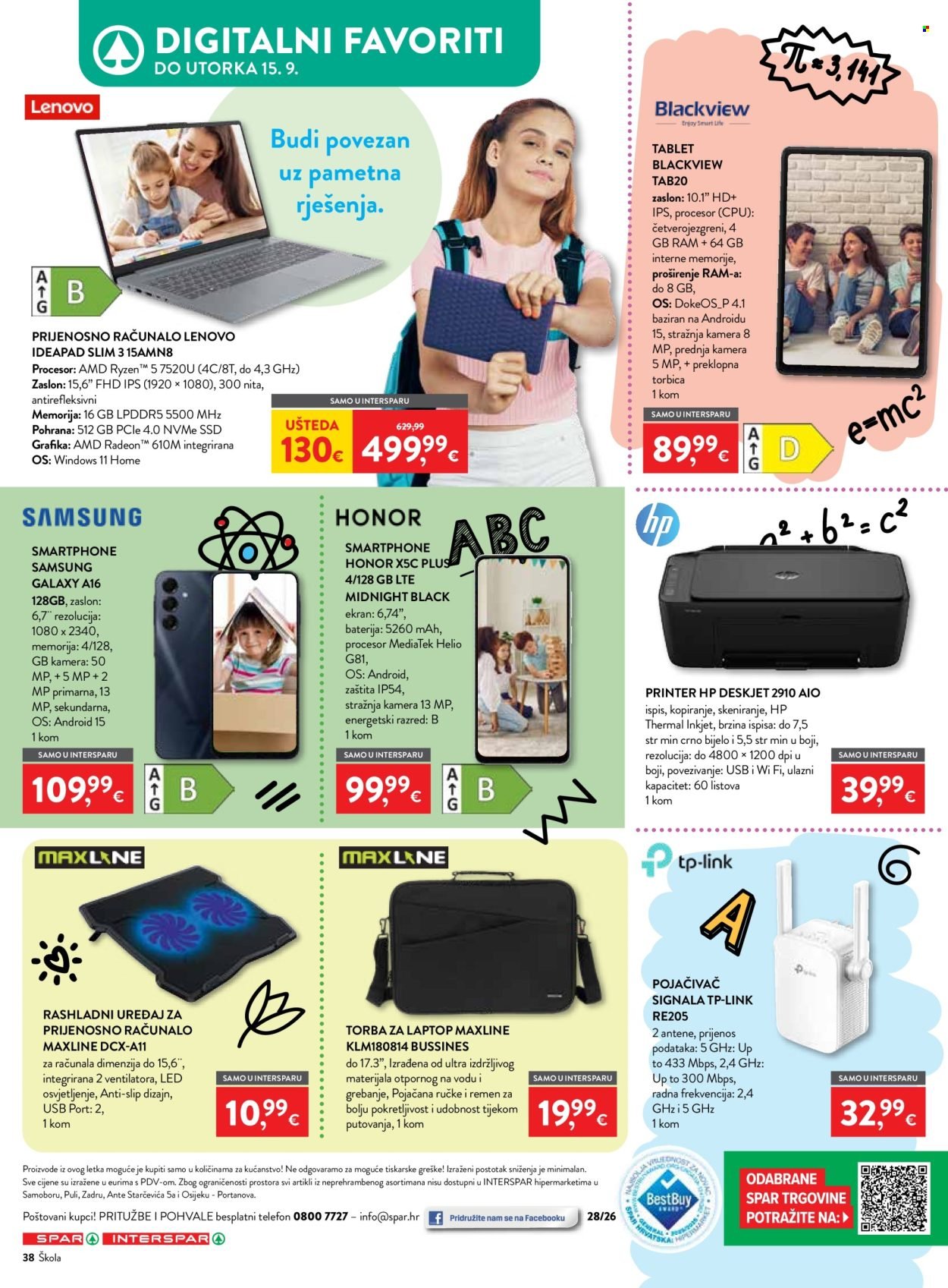 INTERSPAR katalog - Počinje škola