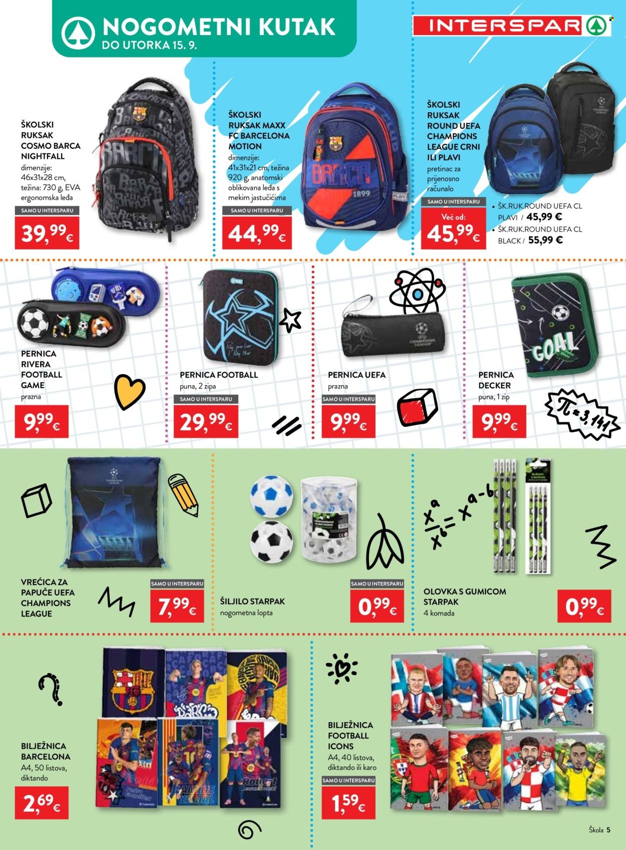 INTERSPAR katalog - Počinje škola