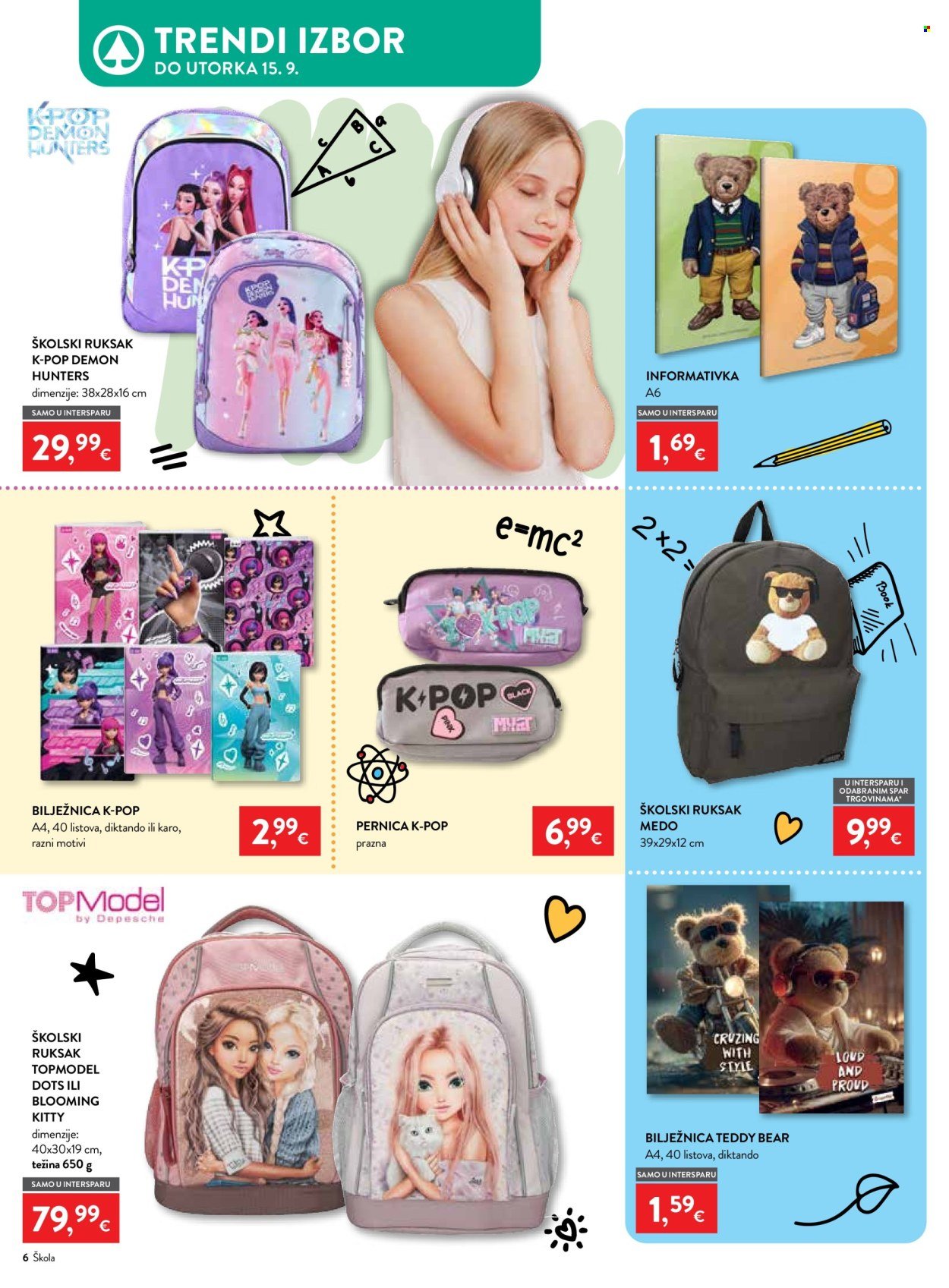 INTERSPAR katalog - Počinje škola