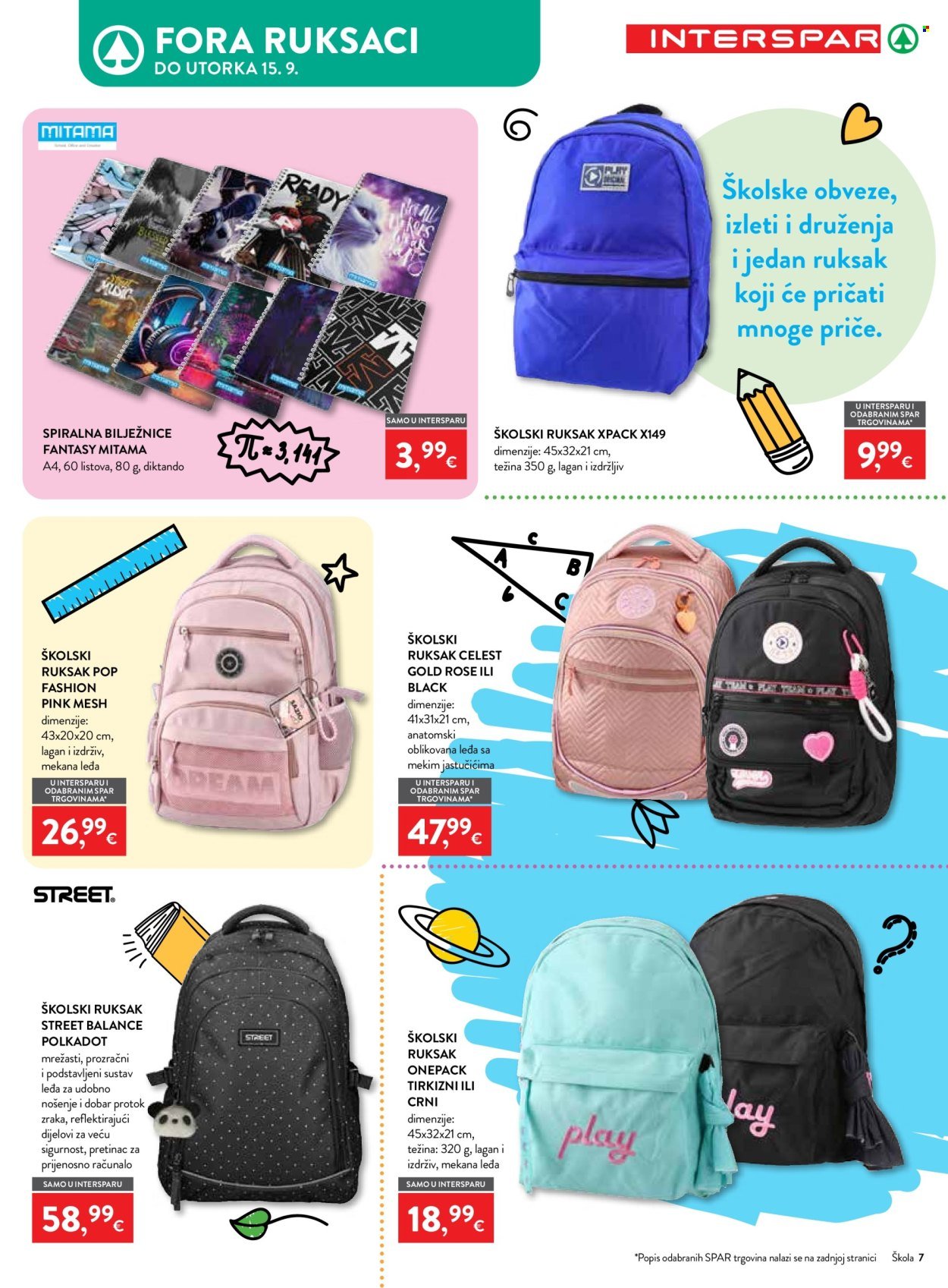 INTERSPAR katalog - Počinje škola