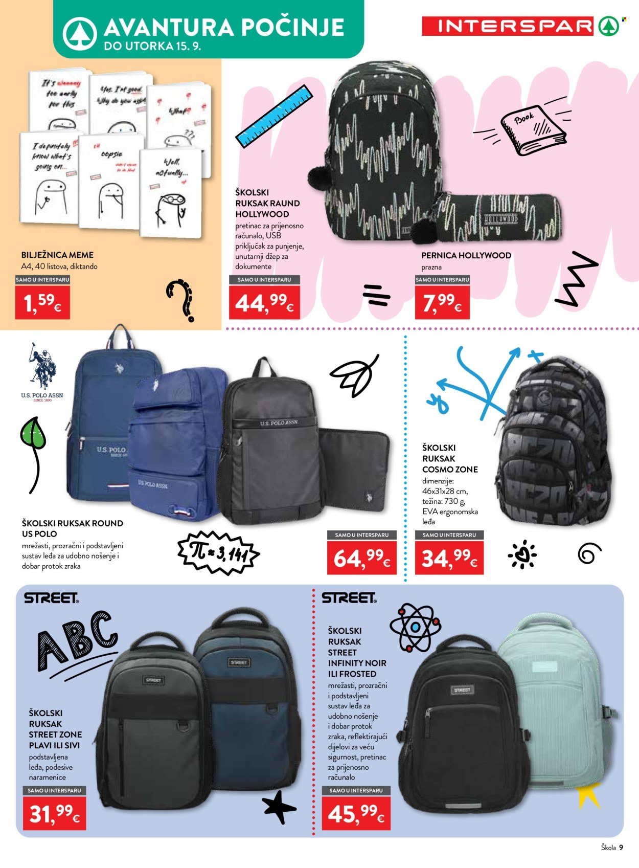 INTERSPAR katalog - Počinje škola