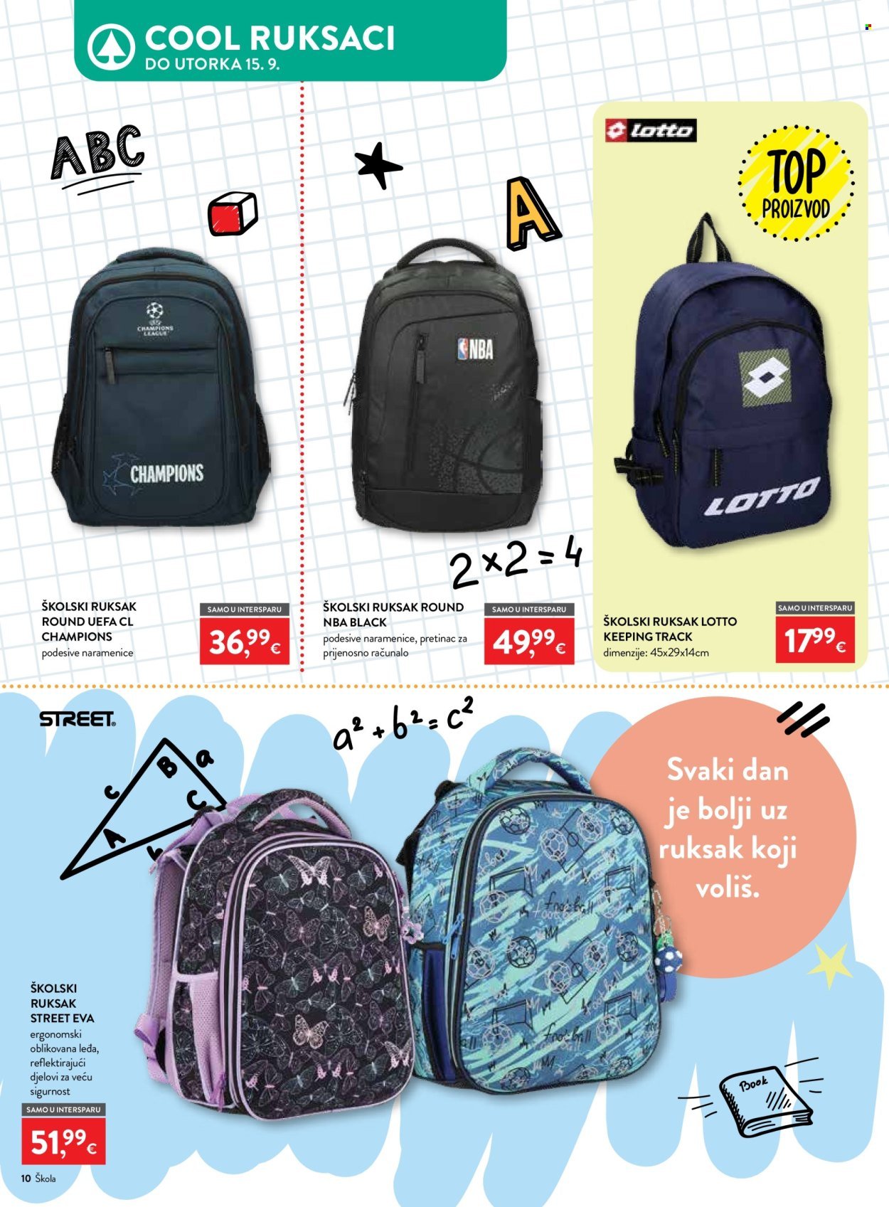 INTERSPAR katalog - Počinje škola