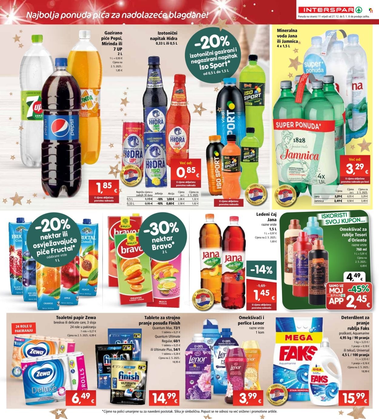 INTERSPAR katalog - Od subote 27.12.2025.