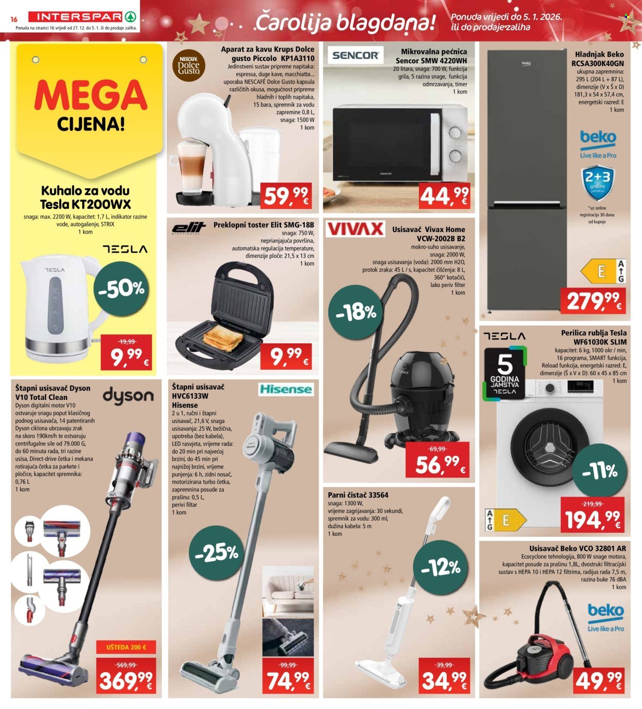 INTERSPAR katalog - Od subote 27.12.2025.