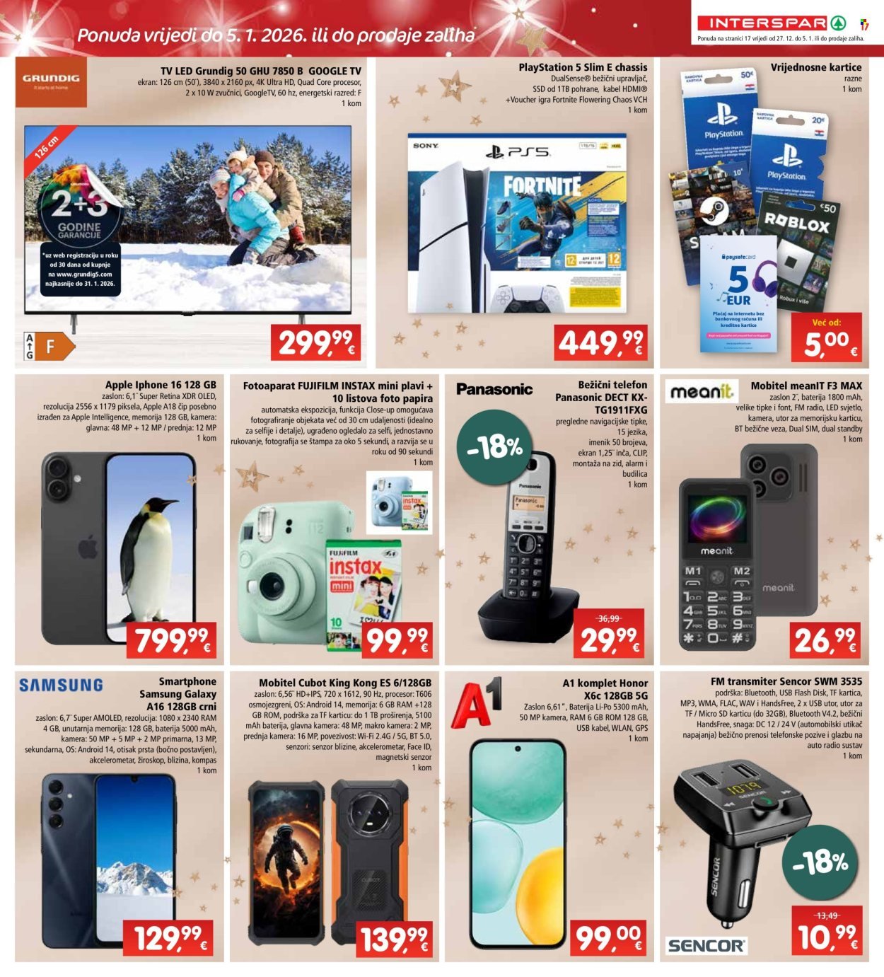 INTERSPAR katalog - Od subote 27.12.2025.
