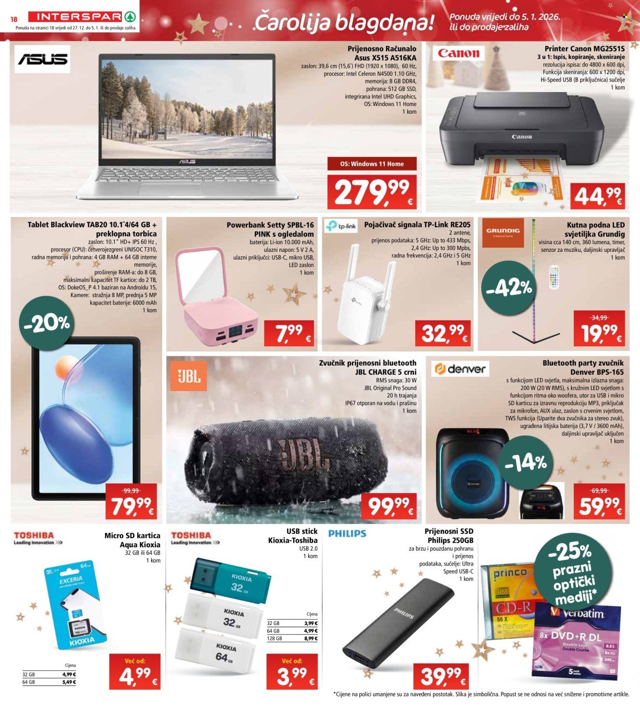 INTERSPAR katalog - Od subote 27.12.2025.