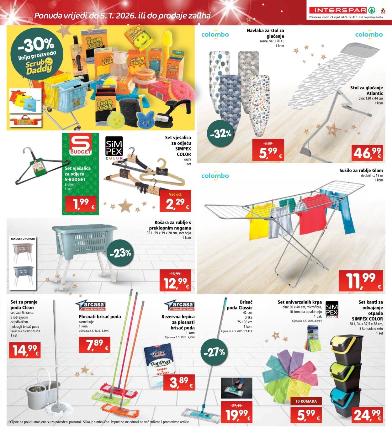 INTERSPAR katalog - Od subote 27.12.2025.