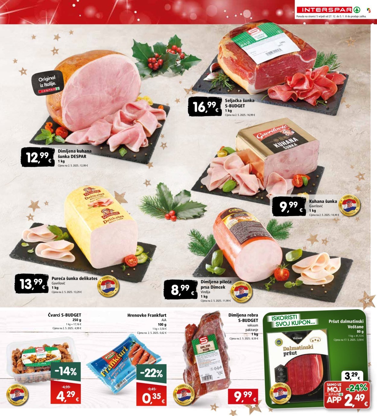 INTERSPAR katalog - Od subote 27.12.2025.