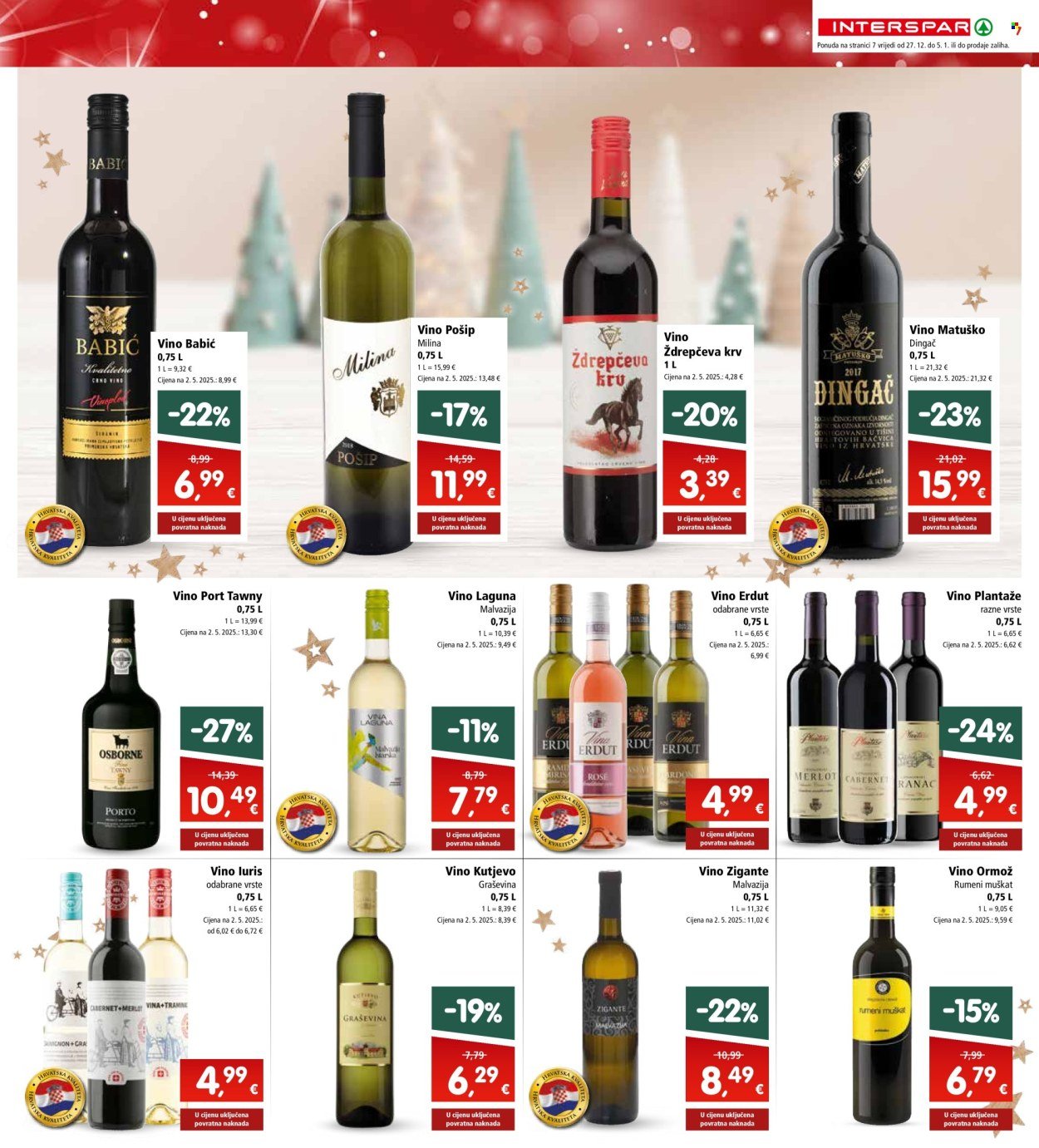 INTERSPAR katalog - Od subote 27.12.2025.