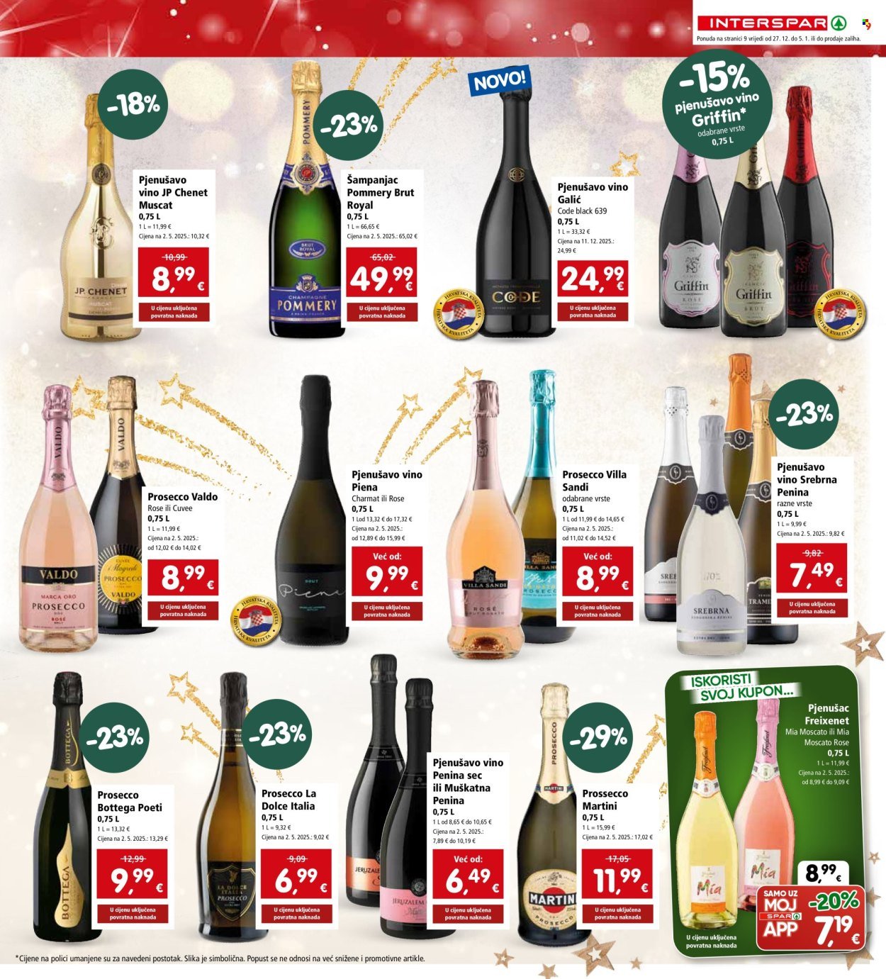 INTERSPAR katalog - Od subote 27.12.2025.