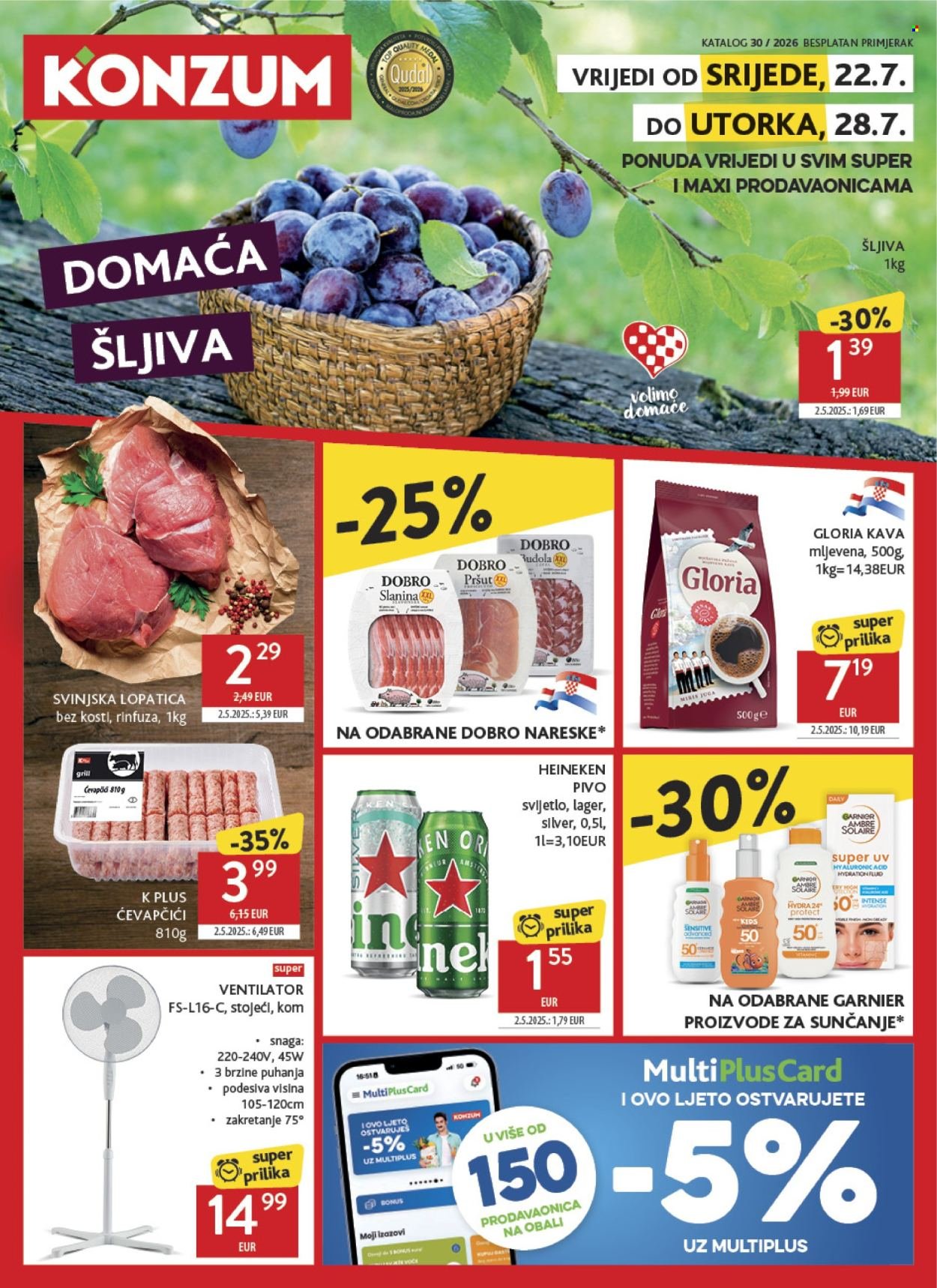 KONZUM katalog - Od srijede 22.07.2026.
