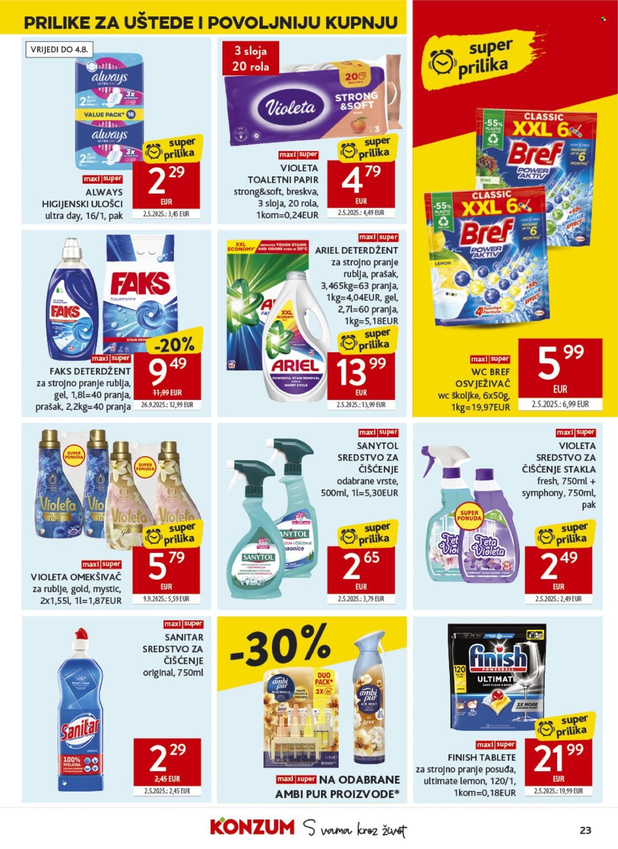 KONZUM katalog - Od srijede 22.07.2026.
