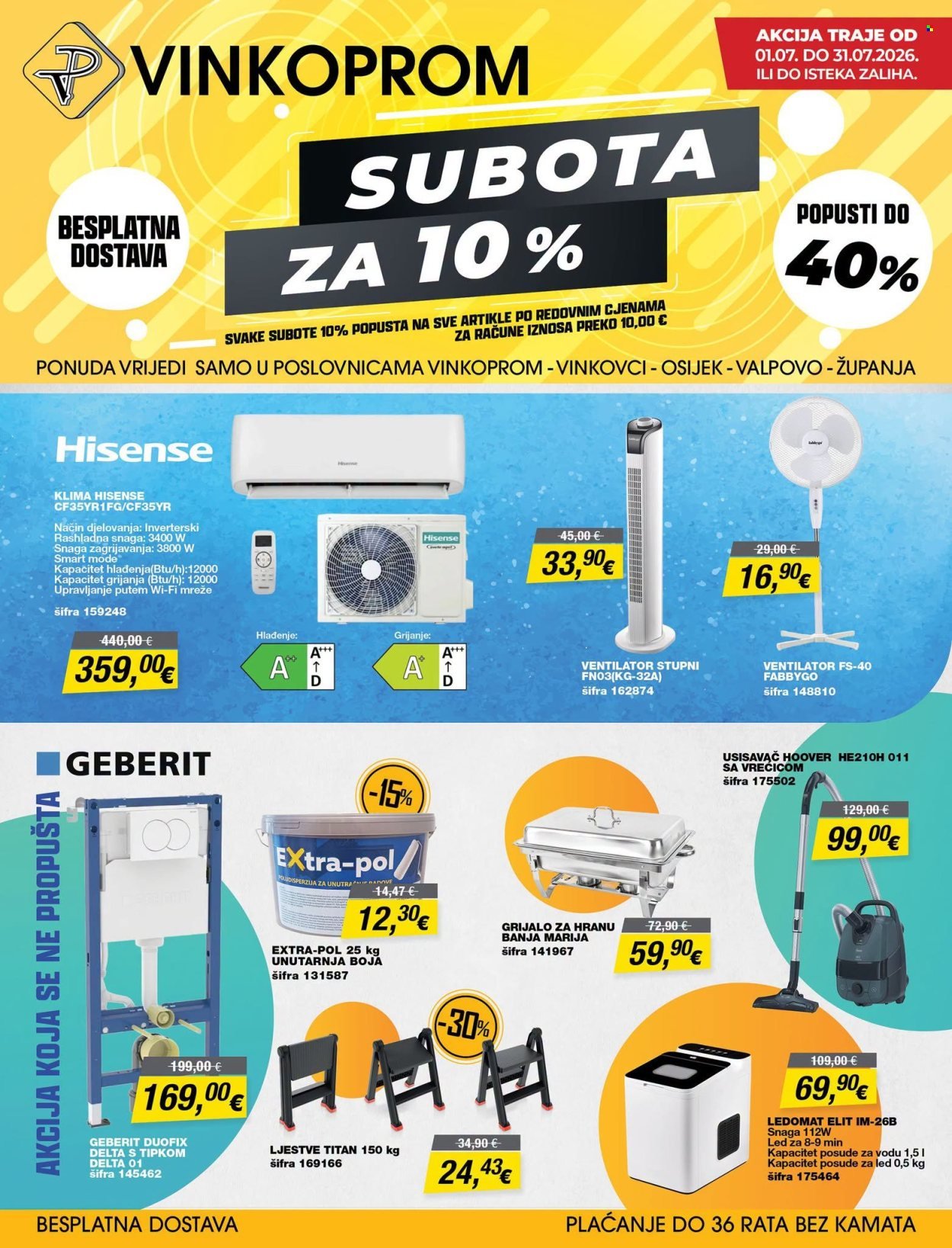VINKOPROM katalog - subote za 10%