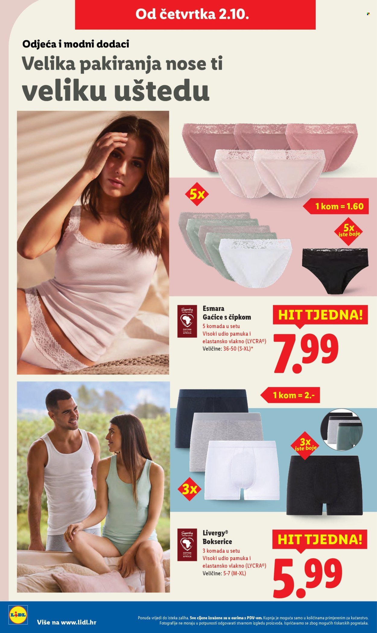 LIDL katalog - Od četvrtka 02.10.2025.