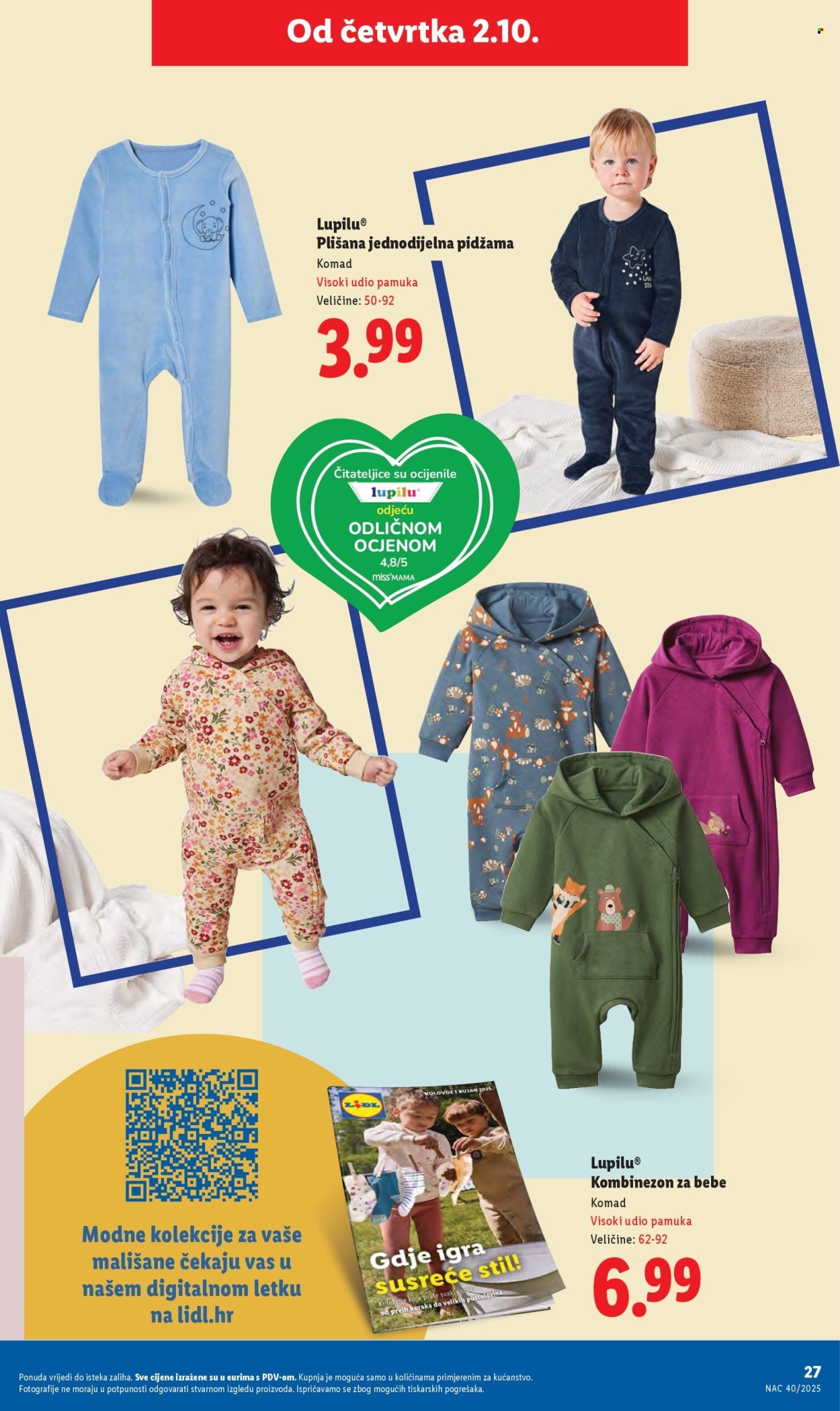 LIDL katalog - Od četvrtka 02.10.2025.