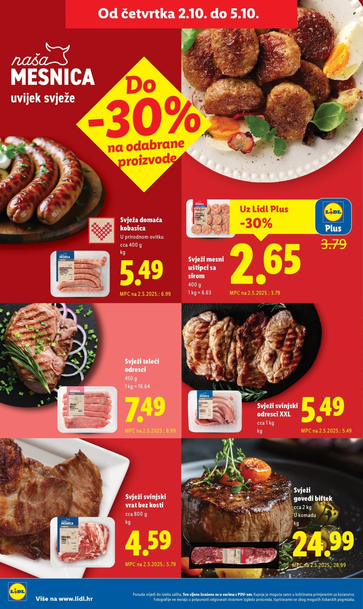 LIDL katalog - Od četvrtka 02.10.2025.