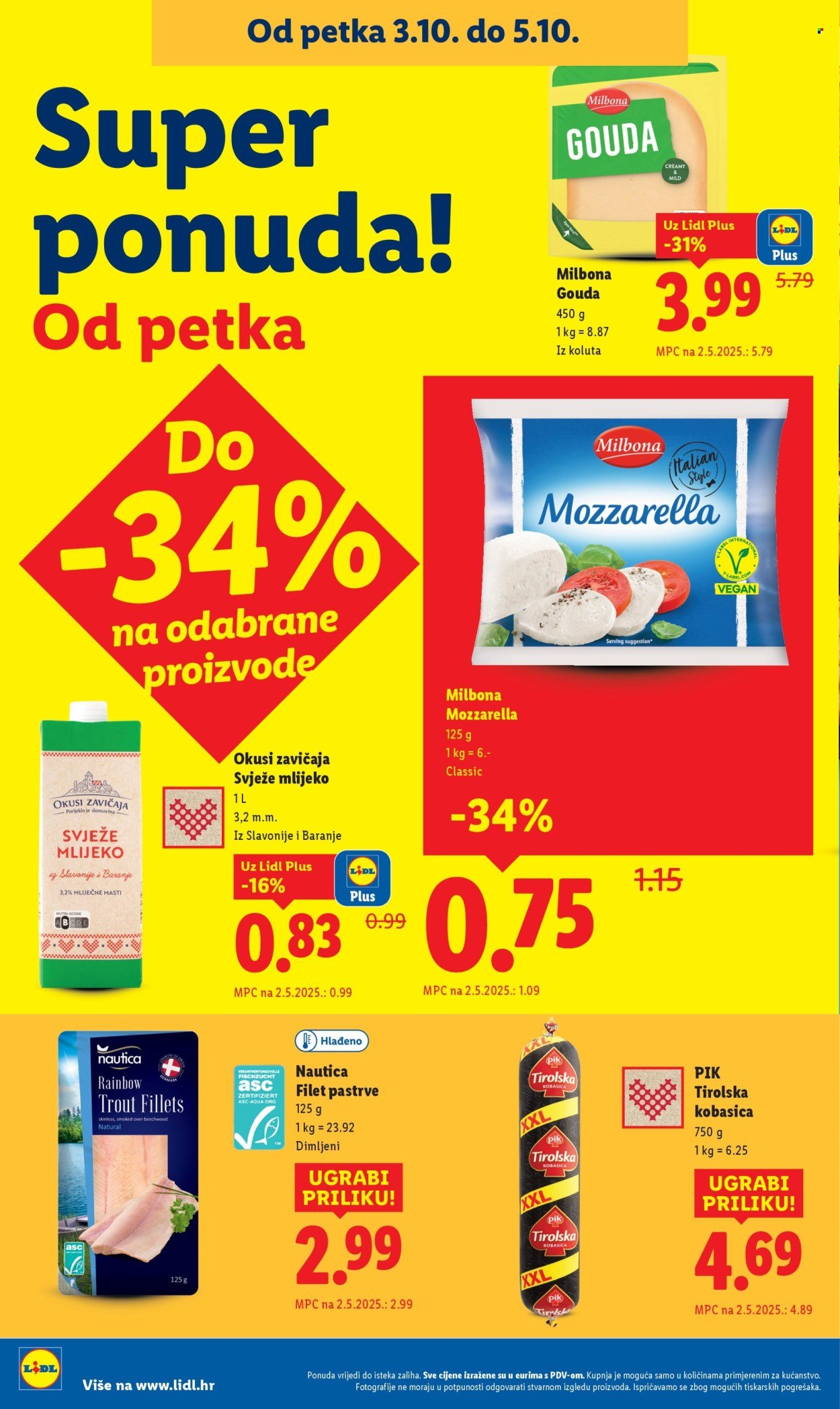 LIDL katalog - Od četvrtka 02.10.2025.