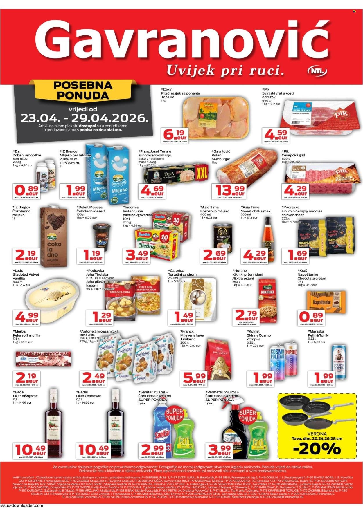 GAVRANOVIĆ katalog - Od četvrtka 23.04.2026.
