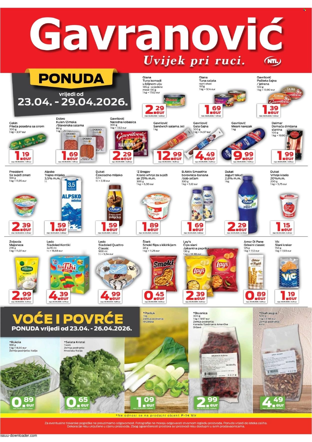 GAVRANOVIĆ katalog - Od četvrtka 23.04.2026.
