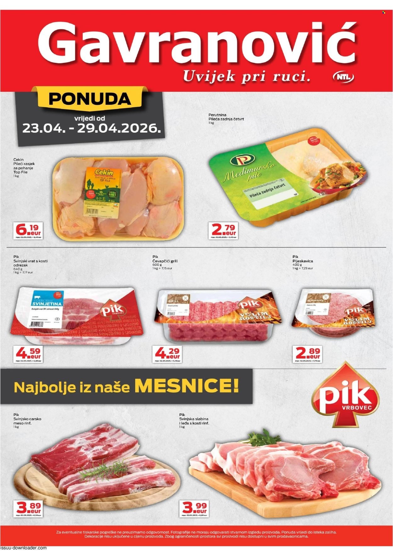 GAVRANOVIĆ katalog - Od četvrtka 23.04.2026.