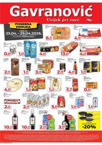 GAVRANOVIĆ katalog - Od četvrtka 23.04.2026.