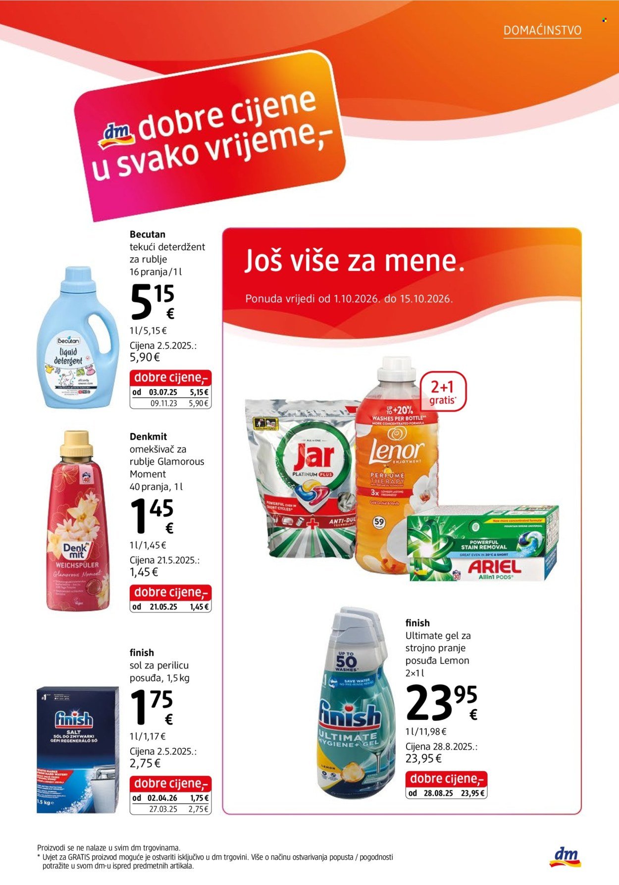 DM katalog - Od četvrtka 01.10.2026.