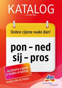 DM katalog - Od četvrtka 01.10.2026.