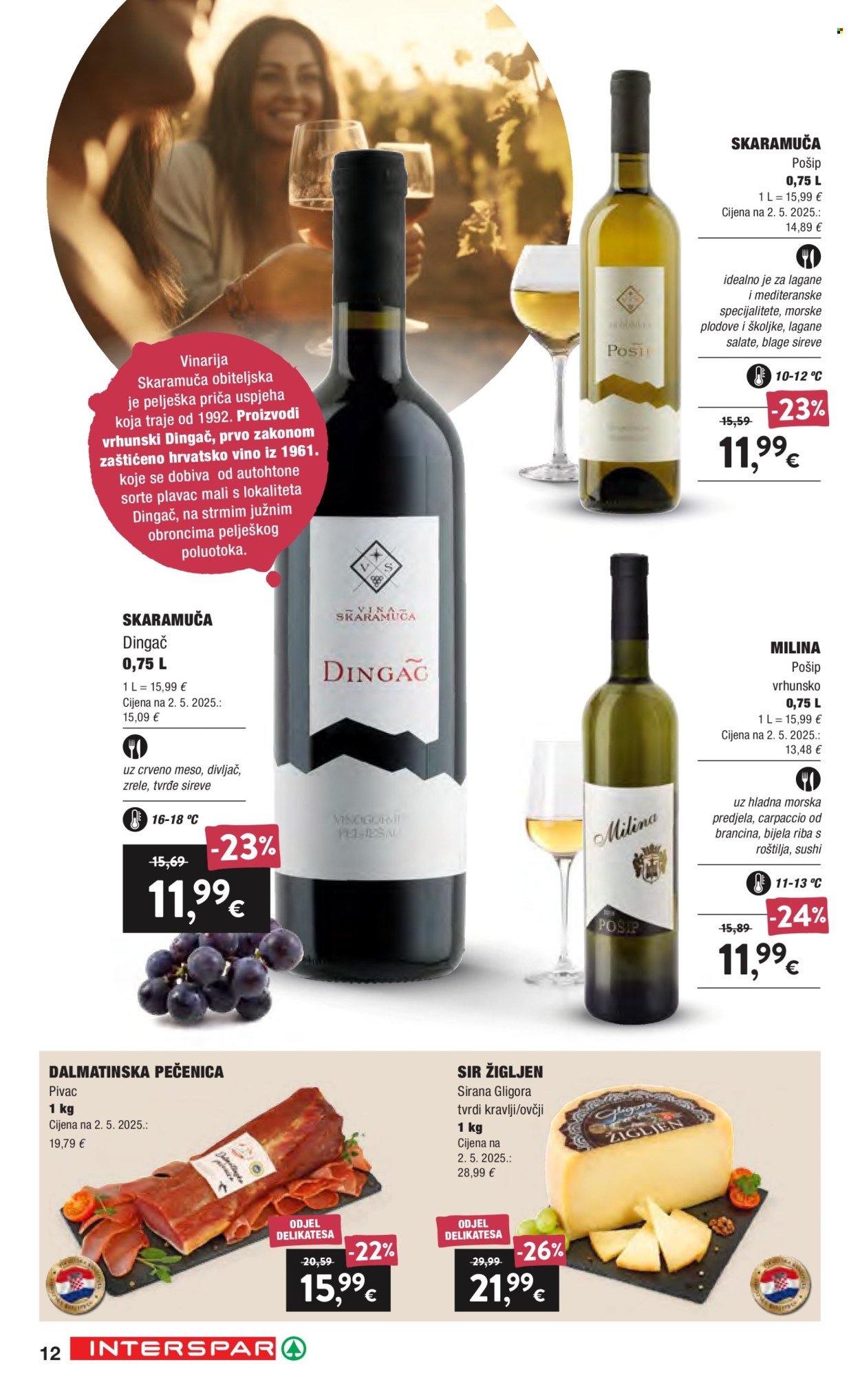 INTERSPAR katalog - Vino i delicije