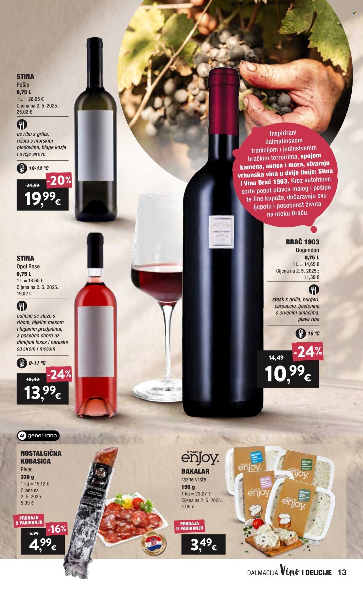 INTERSPAR katalog - Vino i delicije