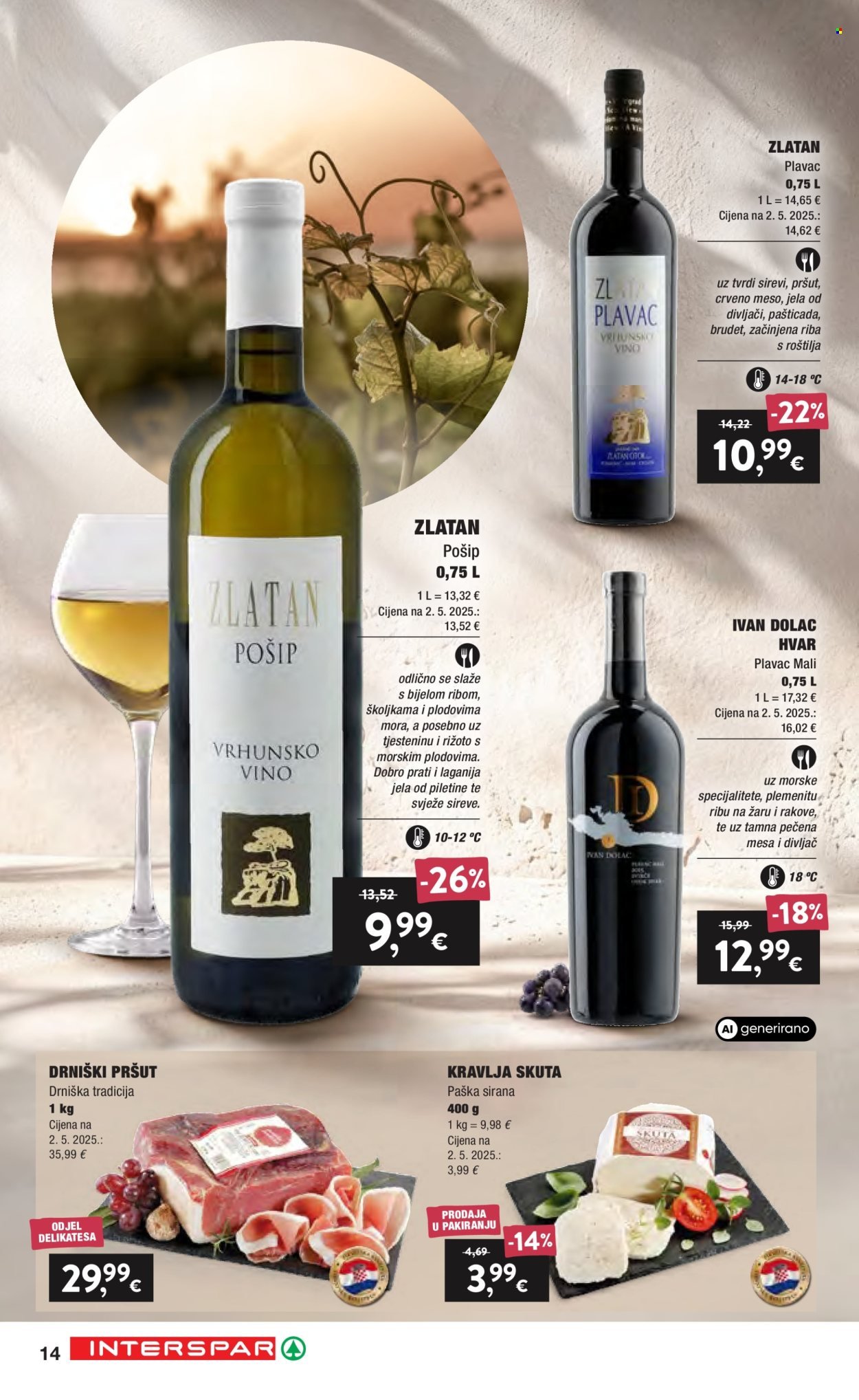INTERSPAR katalog - Vino i delicije
