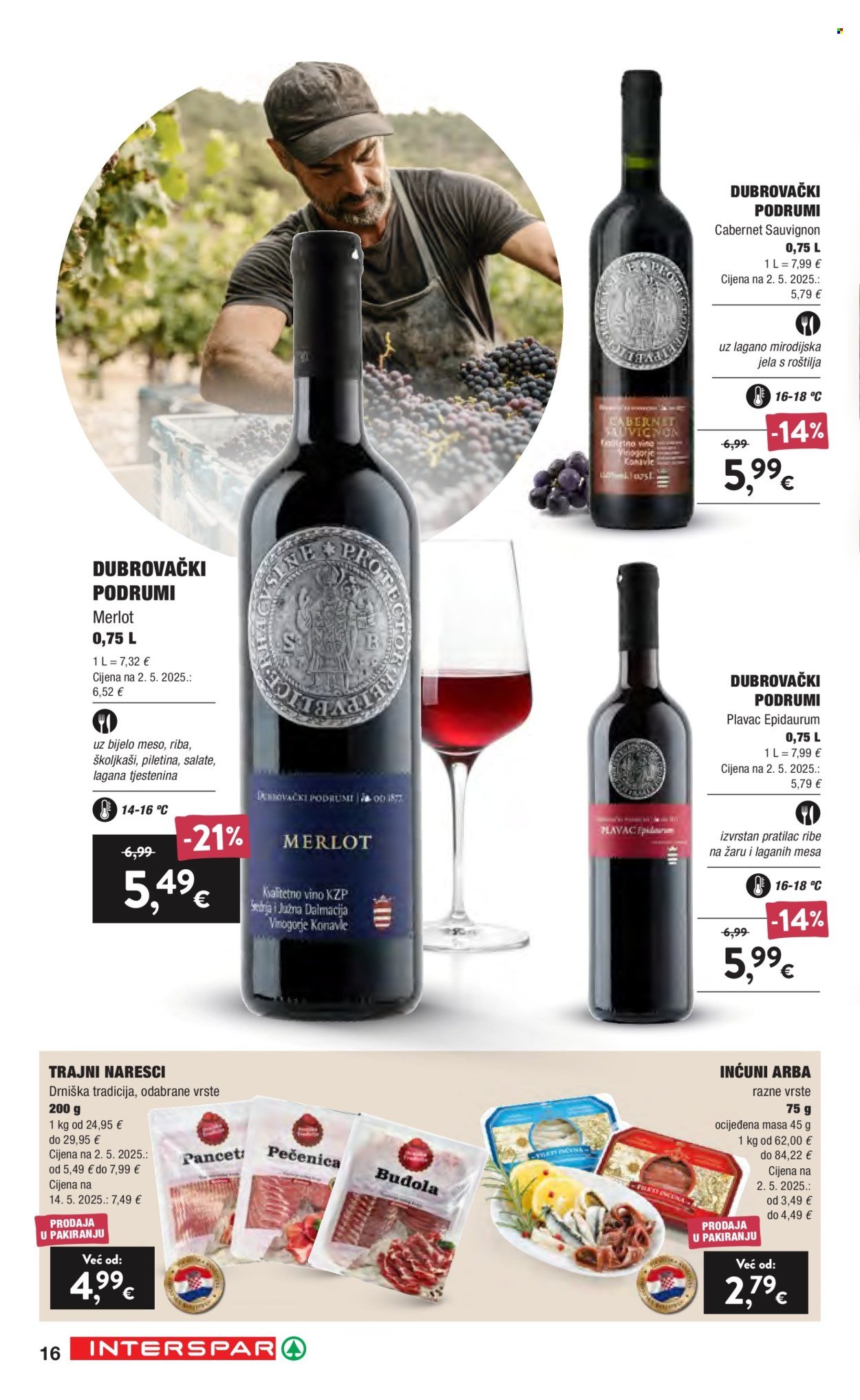INTERSPAR katalog - Vino i delicije