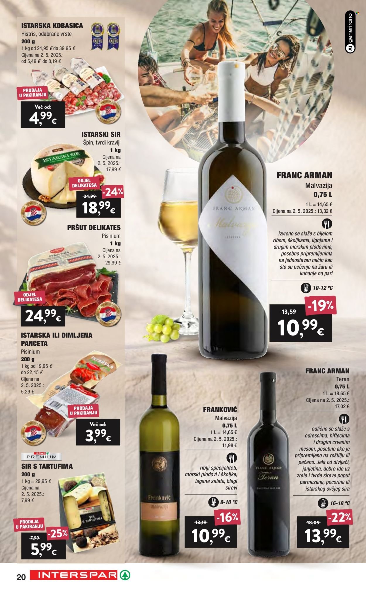 INTERSPAR katalog - Vino i delicije